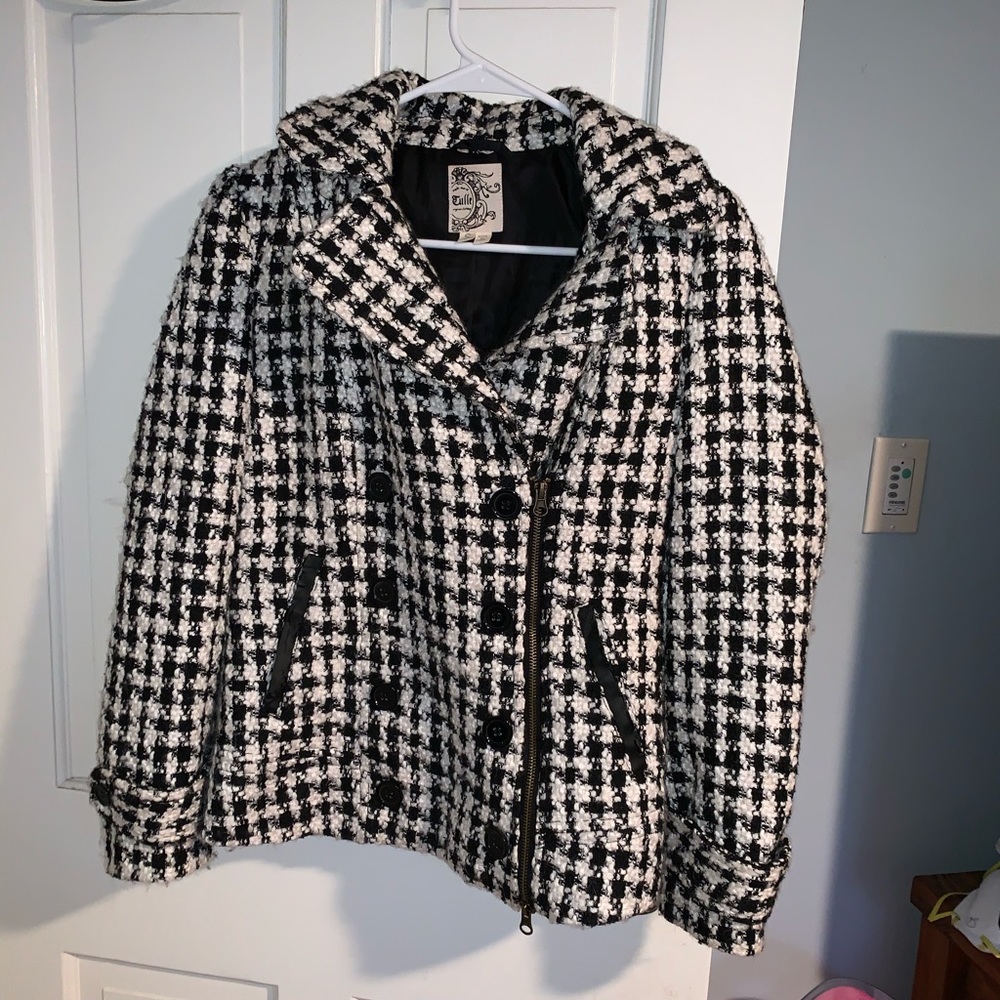Checkered coat